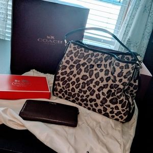 Coach Phoebe Purse and matching wallet